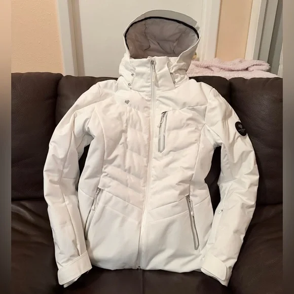 Obermeyer Cosima White Ski jacket, size 6 - Picture 9 of 11